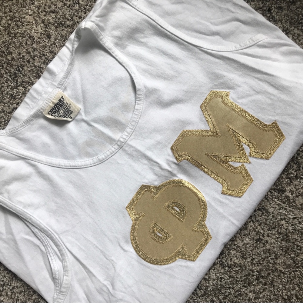Phi Mu Gold Blocks Tank Top